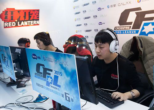 键比赛中的 键比赛中的